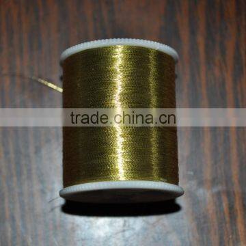 Metallic embroidery thread yarn