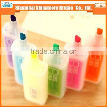  china cheap wholesale muti-colored pen with highlighter for promorion