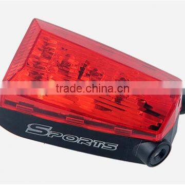 Laser Beams Bicycle Laser Tail Light Rechargeable 5 LED