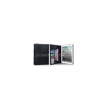 Wallet Style ipad2 / ipad3 / ipad4 Tablet PC Leather Case with 7 cards / money slots