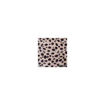 Animal Pattern Printed Short Hair Velvet Fabric