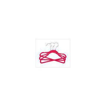 Stylish Colored Space Saving Clothes Kids Velvet Hangers For Wardrobe