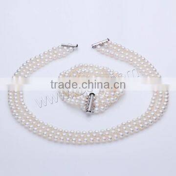 heavy pearl necklace set