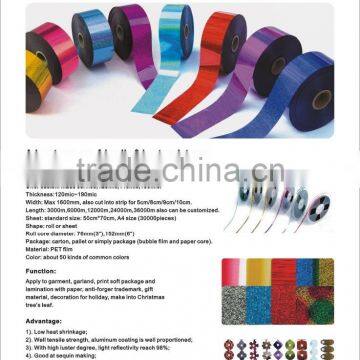 PET Spangle sequin film material