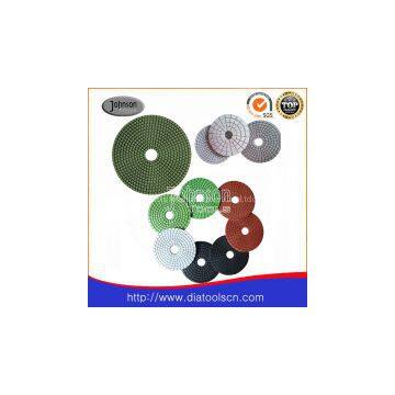 Wet polishing pad