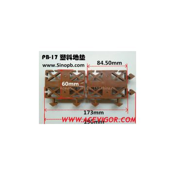 Interlock plastic support for outdoor WPC/DIY tiles