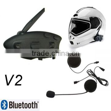 New Style Hottest Motorcycle Helmet Bluetooth Interphones 500M intercom Bluetooth and FM Wholesales