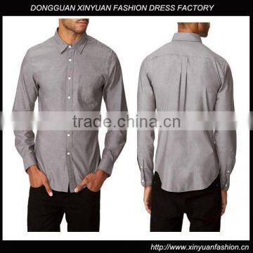 Fashion New Mens Pure Colour Luxury Mens Sexy Slim Fit Formal Shirts Tops