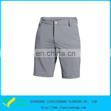 Polyester Moisture Wicking Grey Color Breathable Golf Shorts Wholesale