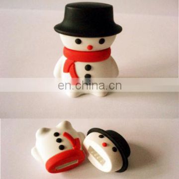 personalized snowman usb flash drive cover