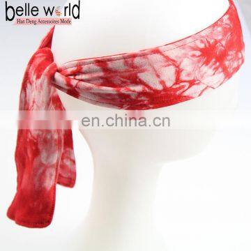 High quality tie dye headbands for sporting women