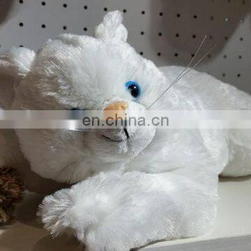 Wholesale Cheap Realike Soft Cat Big Eyes Toy for Baby Sleeping photo-3