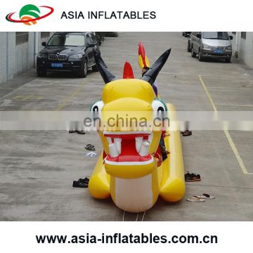 Ocean Inflatable Float Water Banana Boat With 2 Tubes / inflatable banana boat/ yellow flying fish boat for sale