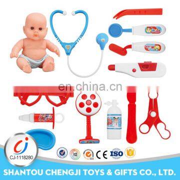 Hot selling educational medical toys kids playing doctor stories