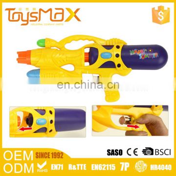 High quality plastic orange green yellow funny children's summer foam water gun with certificates