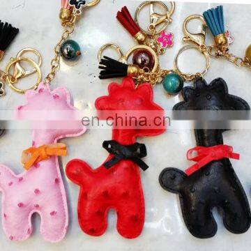 New fashion PU dog key chain