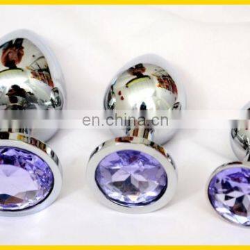 2015 Hot New Design Anal Butt Plug/electric Shock Anal Plug/anal Lock Butt Plug Ass Lock photo-3