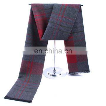 Europe fashion polyester napped scarf for man