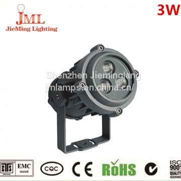 High power led waterproof spot light with 3W 6W 9w led flood light