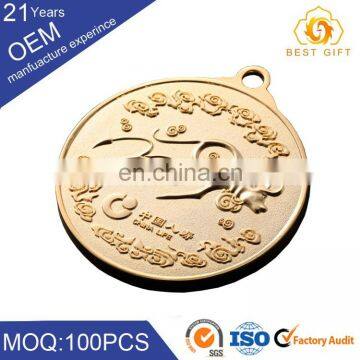 Promotional gold silver bronze heart shaped medals for sale