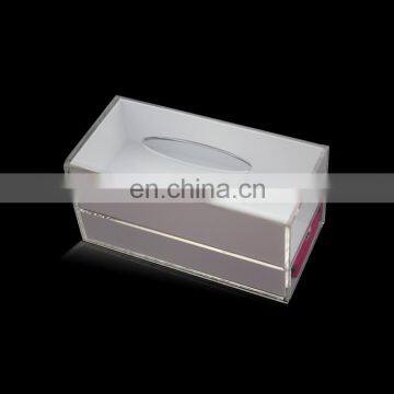 Multi-Functional Design Family / Car / Hotel Plastic Acrylic Tissue Box Hotel Facial Tissue Box photo-2