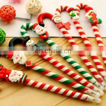 Christ Santa claus candy cane gift ball pen