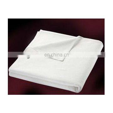 cotton plain white flat sheets for hotels