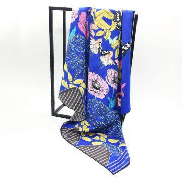 Fashion Style Classic Popular Custom Women Silk Scarf