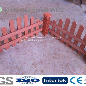 WPC Garden Fence Panel Wood Plastic Composite Cheap Garden Fencing photo-2