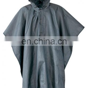 NYLON OXFORD BIKER RAIN PONCHO