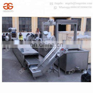Manufacturing Fully Automatic Sweet Fresh French Fries Frying Making Production Line Fried Potato Chips Stick Machine Price photo-6