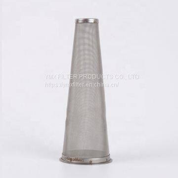 Cone Shape Filter Strainer  Wire Mesh Cone Strainer Filter  Cone Shape Mesh Filter