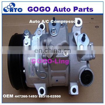 High Quality 6SEU14C auto air compressor for Toy ota Corolla OEM 447260-1493/ 88310-02500