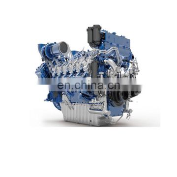 Small diesel engine driven air compressor for boat