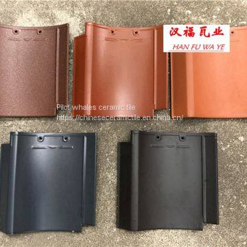 Matt/Glazed Japanese Style Clay Roof Tile Japanese Roofing