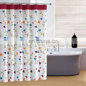 Customized African Print Digital Printing Waterproof Shower Curtain photo-3
