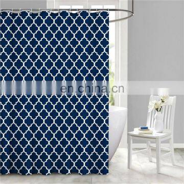 Ethiopian African American Bathroom Navy Polyester Waterproof 3D Shower Curtain Sets