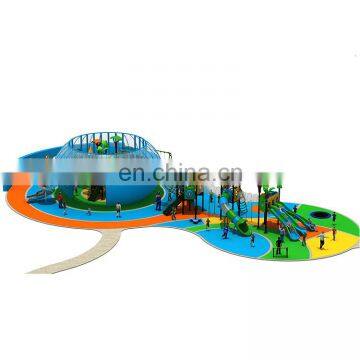 Children's Park Amusement Equipment outdoor playground parts games plastic slides for kids children