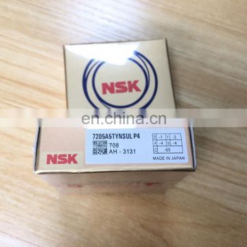 NSK Japan EZO Bearing NSK super precision bearings 7205A5TYNSUL P4