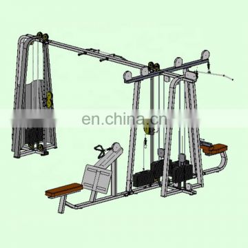 China Hot Sale Multi Jungle Gym Machine 5 Station Gym Equipment 5 station Multi Gym Trainer SE56