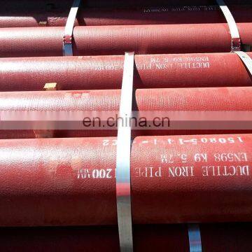 EN598 450mm Ductile Iron di Water Pipe With Cement Lining