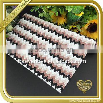 Mixed color glass resin stone hotfix rhinestone sheet FHRM-029