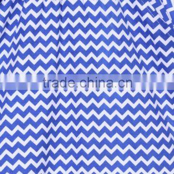 2016 Pictures of Girls Cotton Short Sleeves Chevron Tops With Headband photo-5