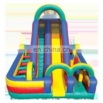 Amusement Outdoor Inflatable Water Slide With Pool For Kids Water Park Games