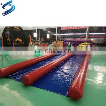 Large/Mini PVC Inflatable Bowling Set With Inflatable Bowling Lane Funny Rolling Ball Game Good Price