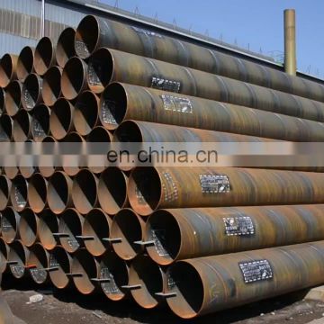 Spiral submerged arc welded steel pipe HSAW/SSAW  used in bridge or port piling projects