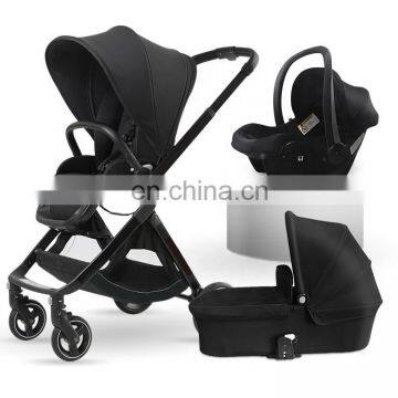 High landscape baby stroller can be seated can lie portable folding baby umbrella carriage four-wheeled baby stroller