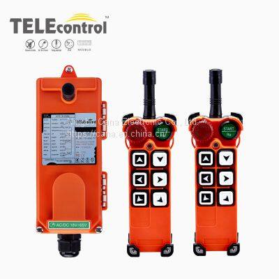 Universal Telecontrol F21-E1 Industrial Radio Wireless Remote Control AC/DC for Crane 2 Transmitters and 1 Receiver