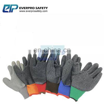 Factory Red Rubber Latex Industrial Working Glove For Construction photo-5