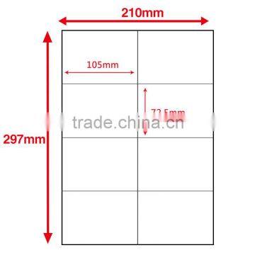 SINMARK 10.5*7.4cm Mirror Surface Label Sticker Paper a4 photo-2